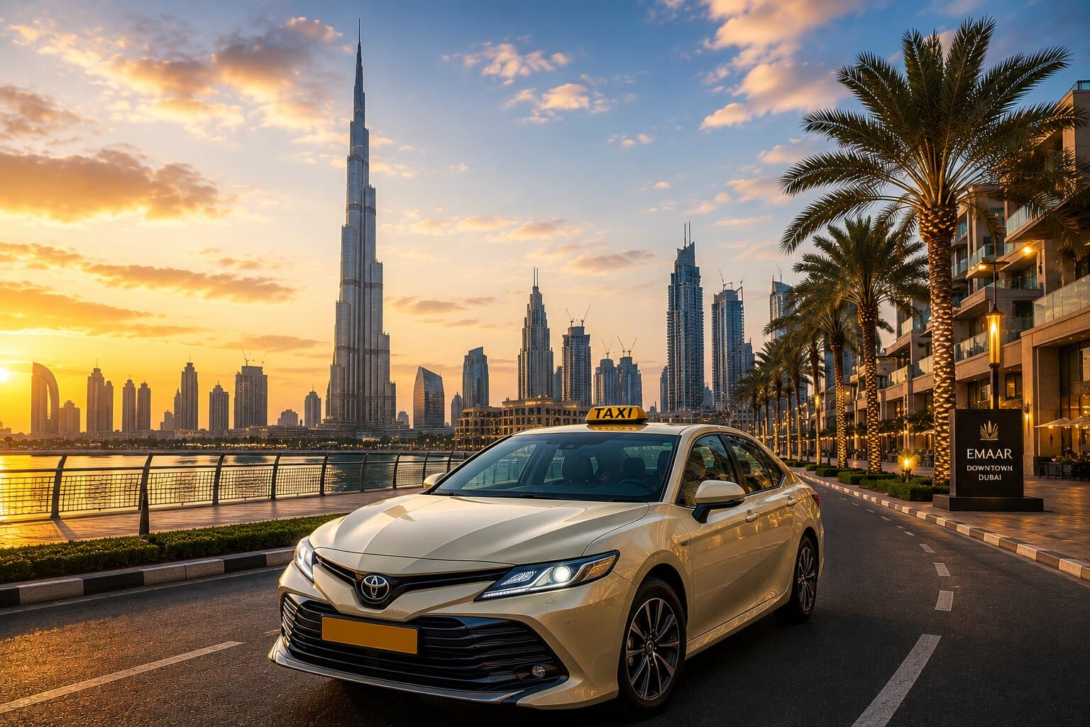 Taxi and transfers in Dubai